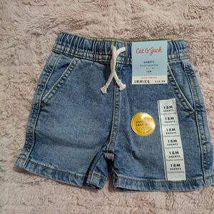 Cat & Jack Light Blue Denim Kids Shorts